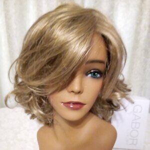 Gabor New wig #3 Bouncy Beauty Buttered Toast GL15-26 Lace Front Left Mono Part
